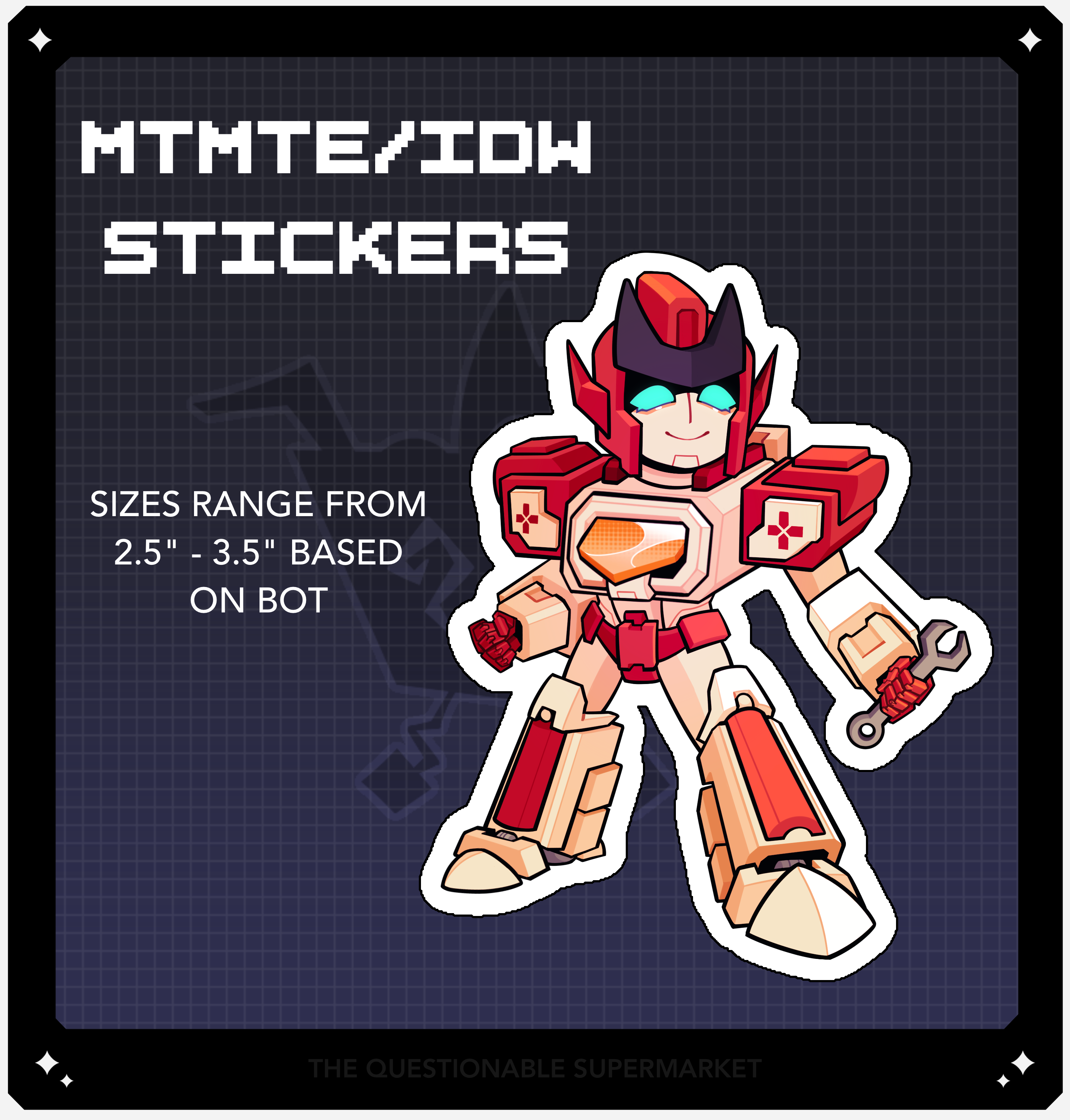 MTMTE/IDW Stickers