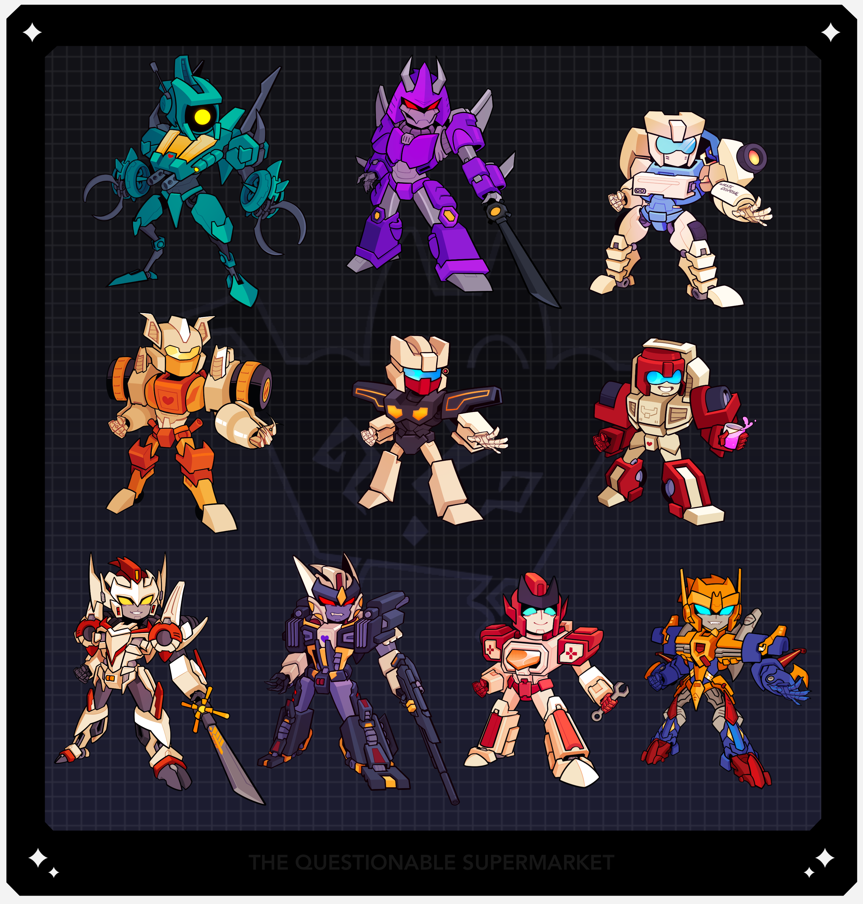 MTMTE/IDW Acrylic Charms